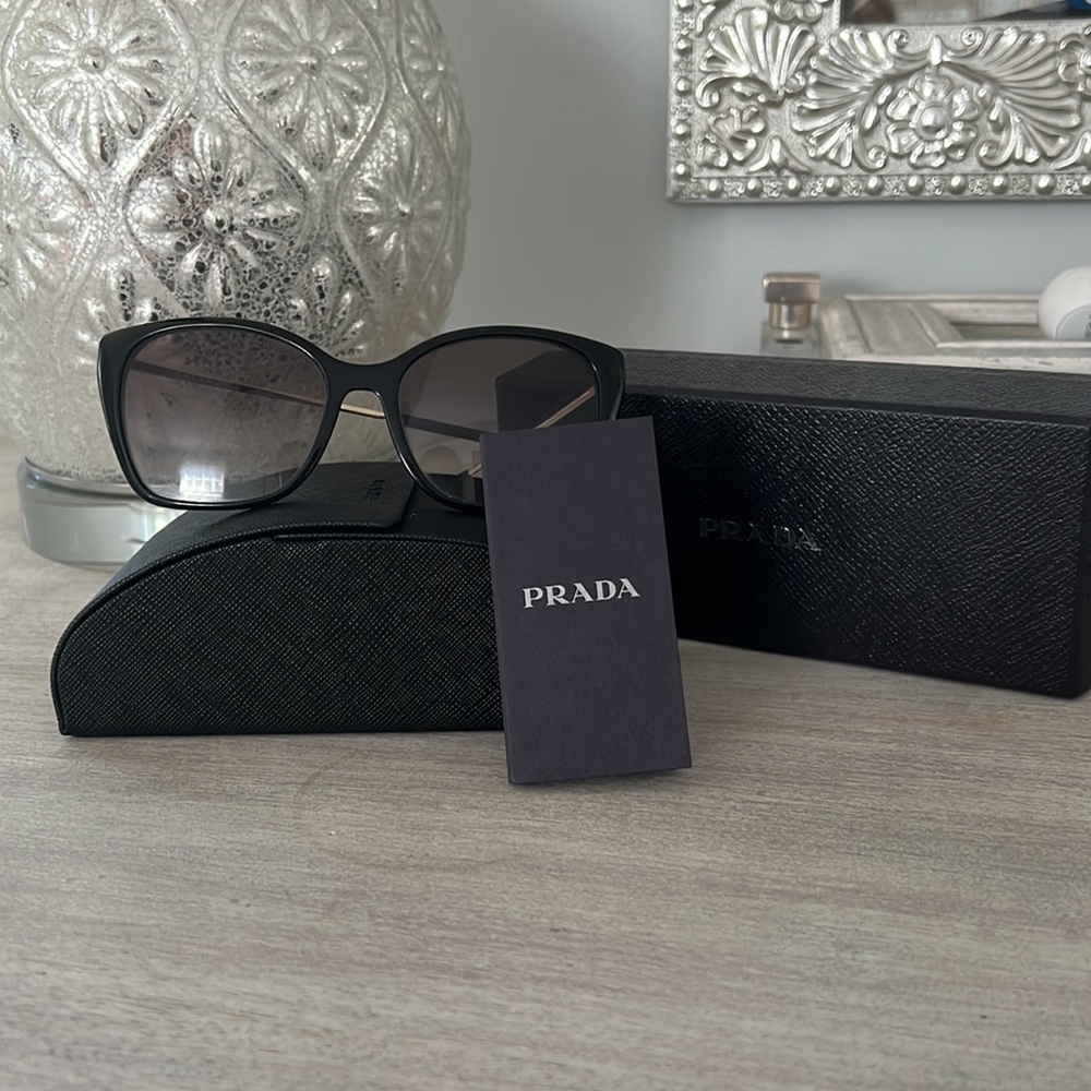 Prada sunglasses with case and box